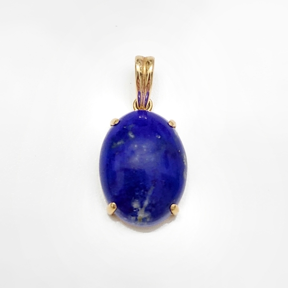 ✨SALE✨ 14K Gold Lapis Lazuli Pendant & Earrings Set